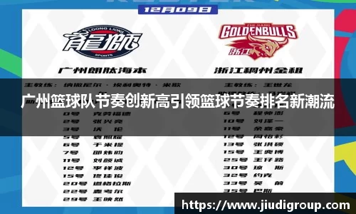 广州篮球队节奏创新高引领篮球节奏排名新潮流